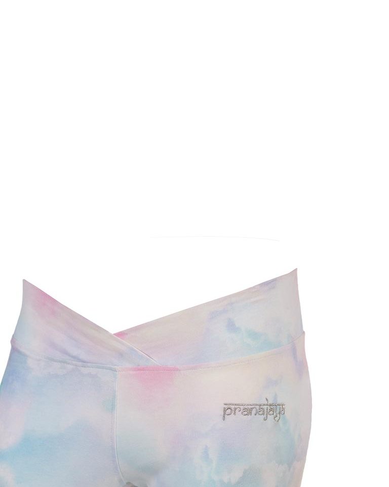 Yoga Leggings Wolkenmotiv