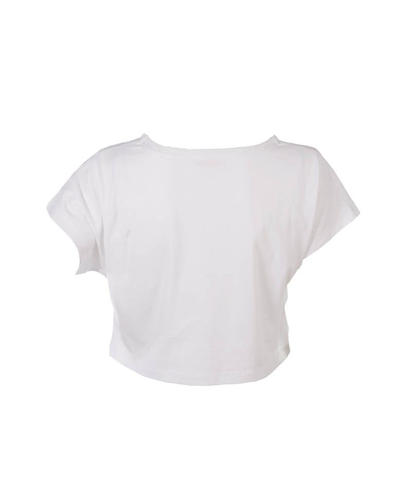 Crop T-Shirt weiß