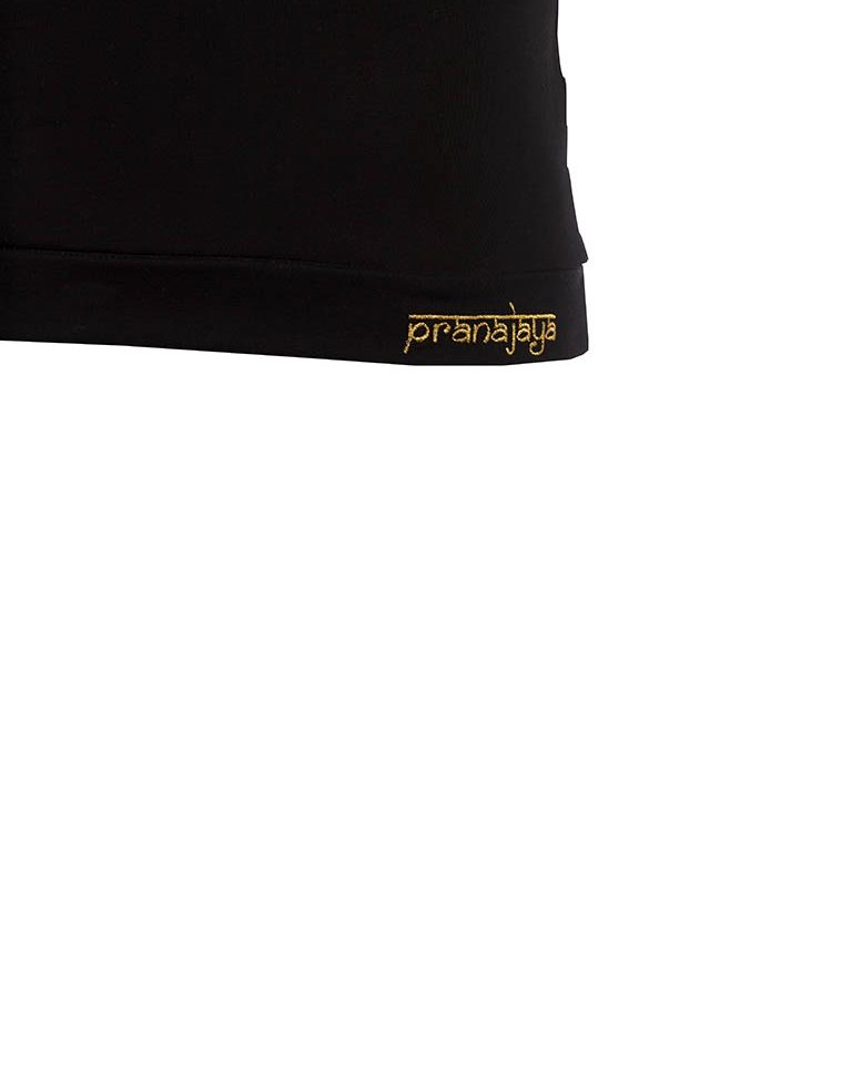 Top Damen Fledermaus Ärmel Shirt Schwarz