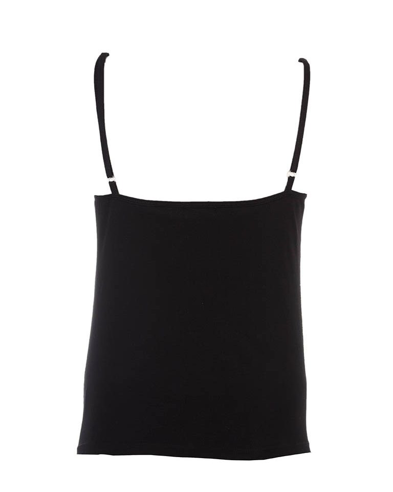 Top schwarz Spaghettiträger