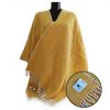 Woll-Poncho gelb