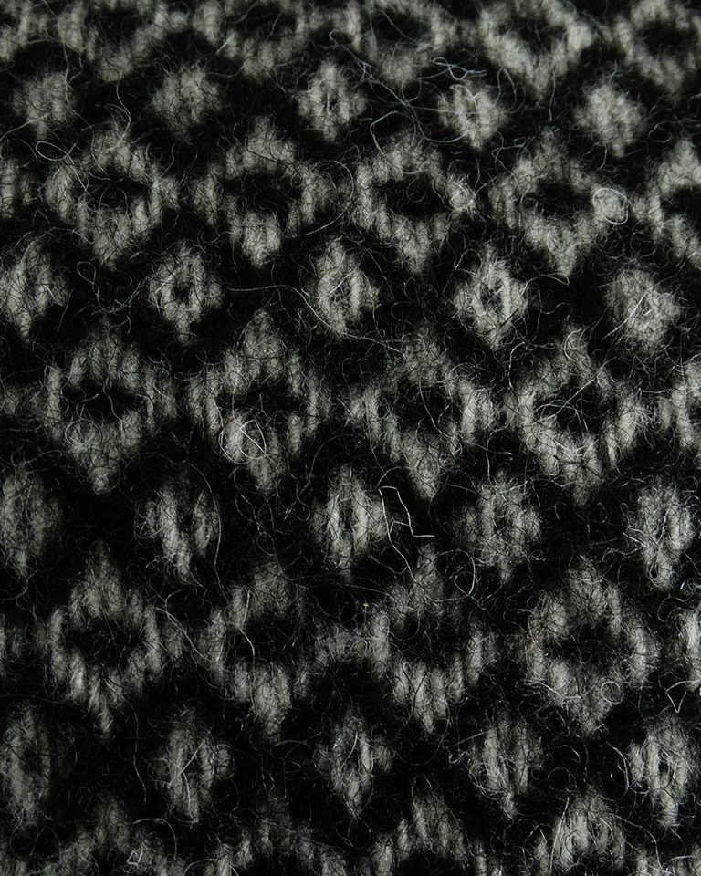Wolldecke schwarz