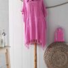 Peshtemal Poncho pink
